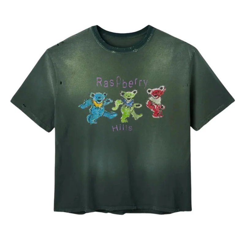 Raspberry Hills Grateful Berry Green Tee