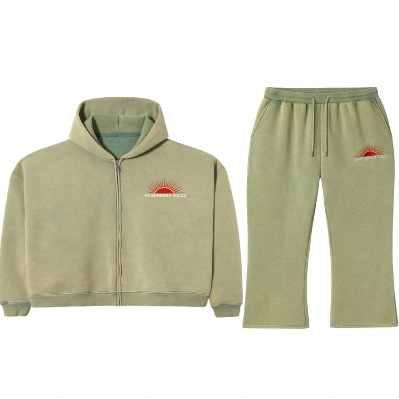 Raspberry Hills Casamigos Olive Tracksuit