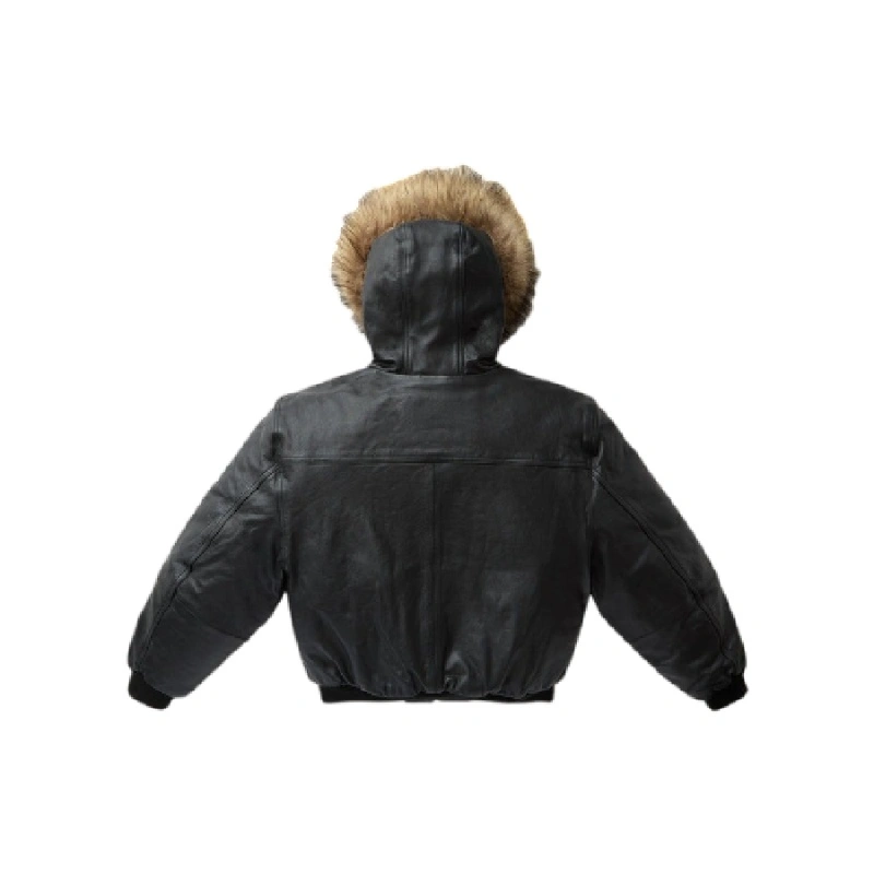 Berry Fur Leather Jacket