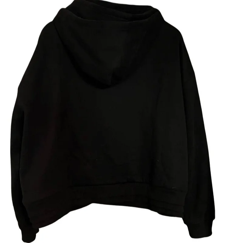 Raspberry Black 3 Splice Zip-Up Hoodie